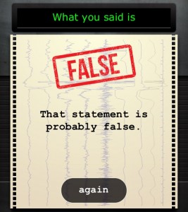 lie detector false reading