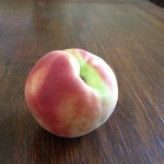 Home grown peach