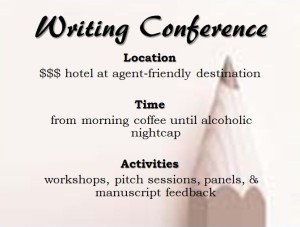 writing conference attendee