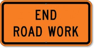 end road work