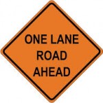 one lane road